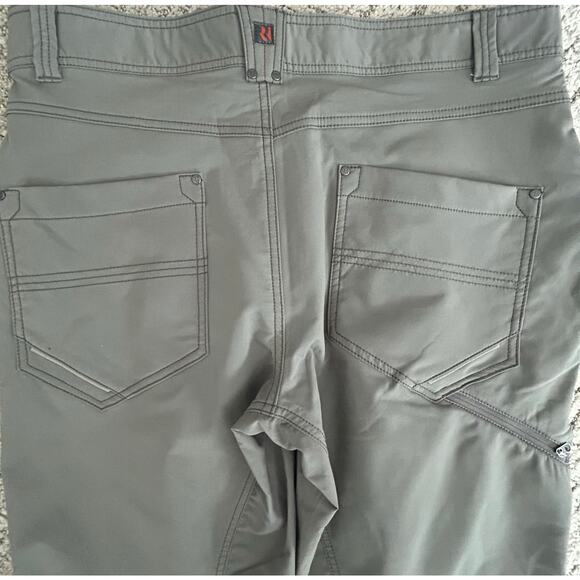 Royal Robbins men's fleece lined hiking  brown green color 38 X 27 1/2 ( hemmed) - Picture 5 of 10